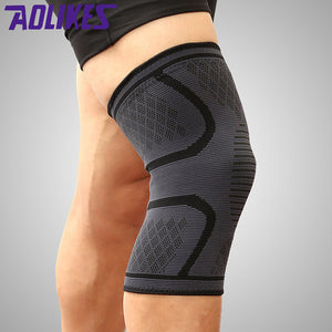 1PCS Fitness Running Cycling Knee Support Braces Elastic Nylon Sport Compression Knee Pad Sleeve for Basketball Volleyball