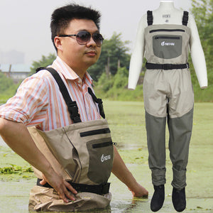 Rafting wear waterproof  wader, stocking foot chest waders for hunting, fly fishing wader